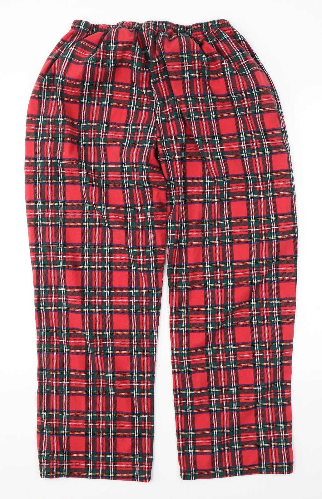 Peacocks Womens Red Plaid Polyester Cami Lounge Pants Size 14