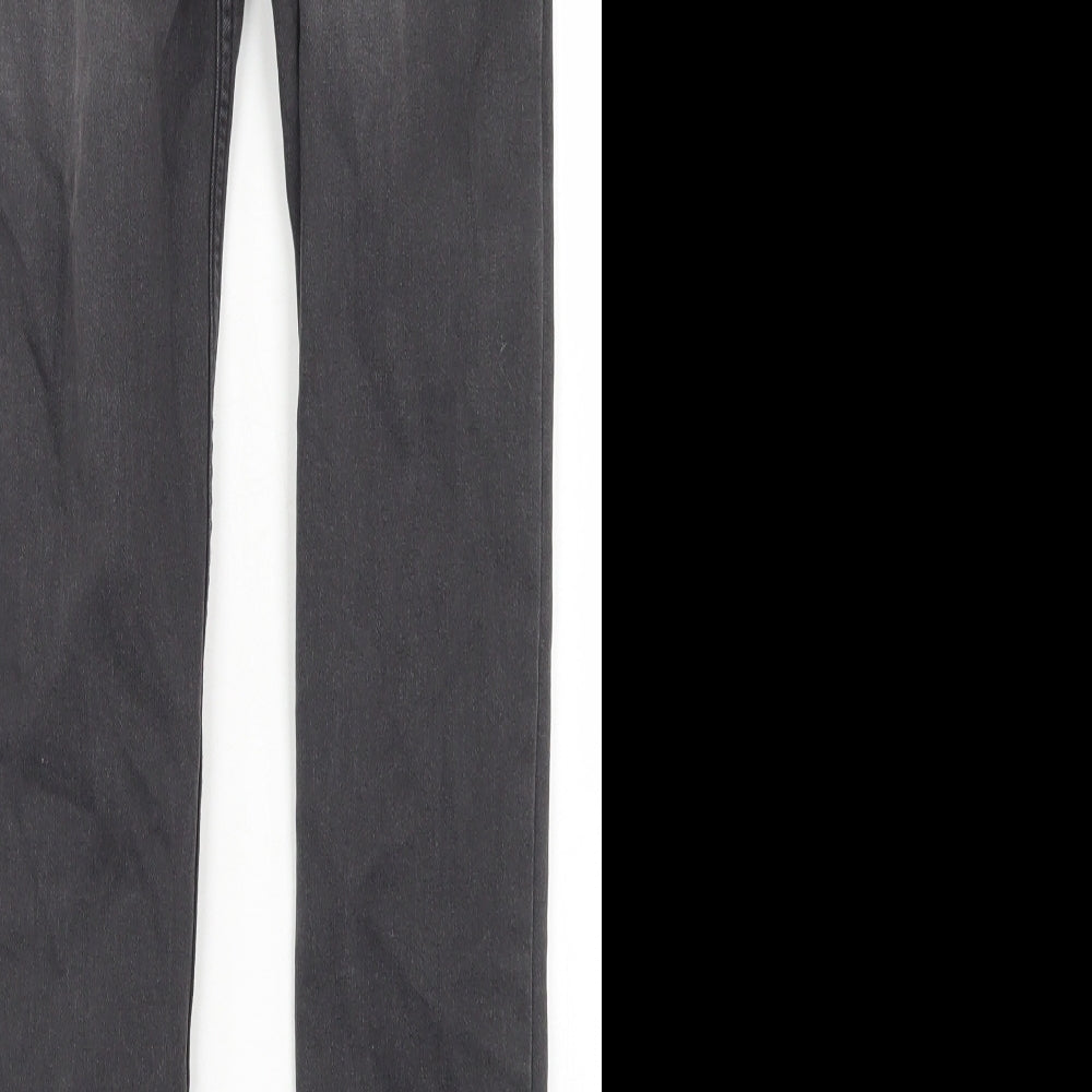 Primark Boys Black  Cotton Skinny Jeans Size 10-11 Years  Regular Button