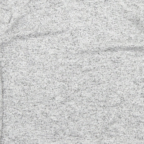 Matalan Girls Grey  Viscose Basic T-Shirt Size 5 Years Crew Neck  - My Unicorn made me Do it!