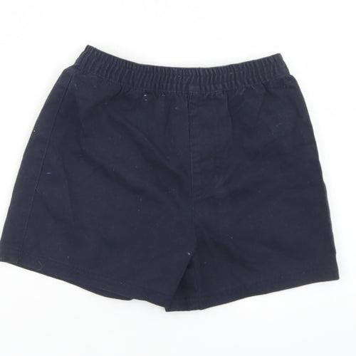 F&F Boys Blue  Cotton Bermuda Shorts Size 5-6 Years  Regular