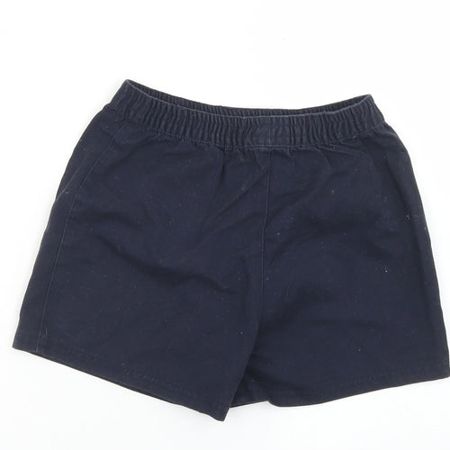 F&F Boys Blue  Cotton Bermuda Shorts Size 5-6 Years  Regular