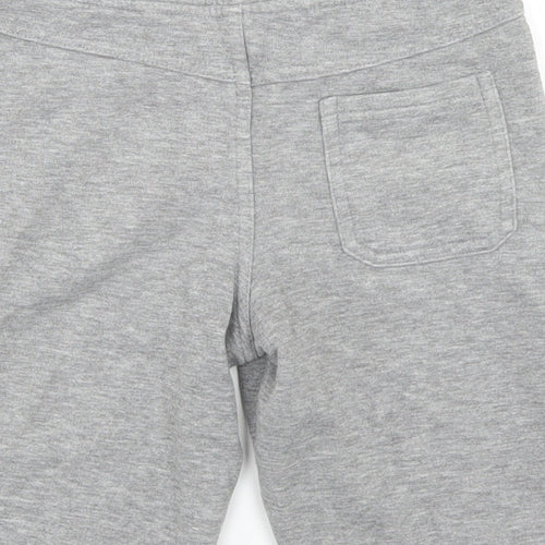 Marks and Spencer Boys Grey  Cotton Sweat Shorts Size 5-6 Years  Regular Drawstring