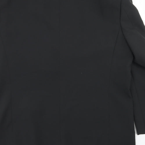 UrbanSpirit Mens Black  Polyester Jacket Blazer Size 42