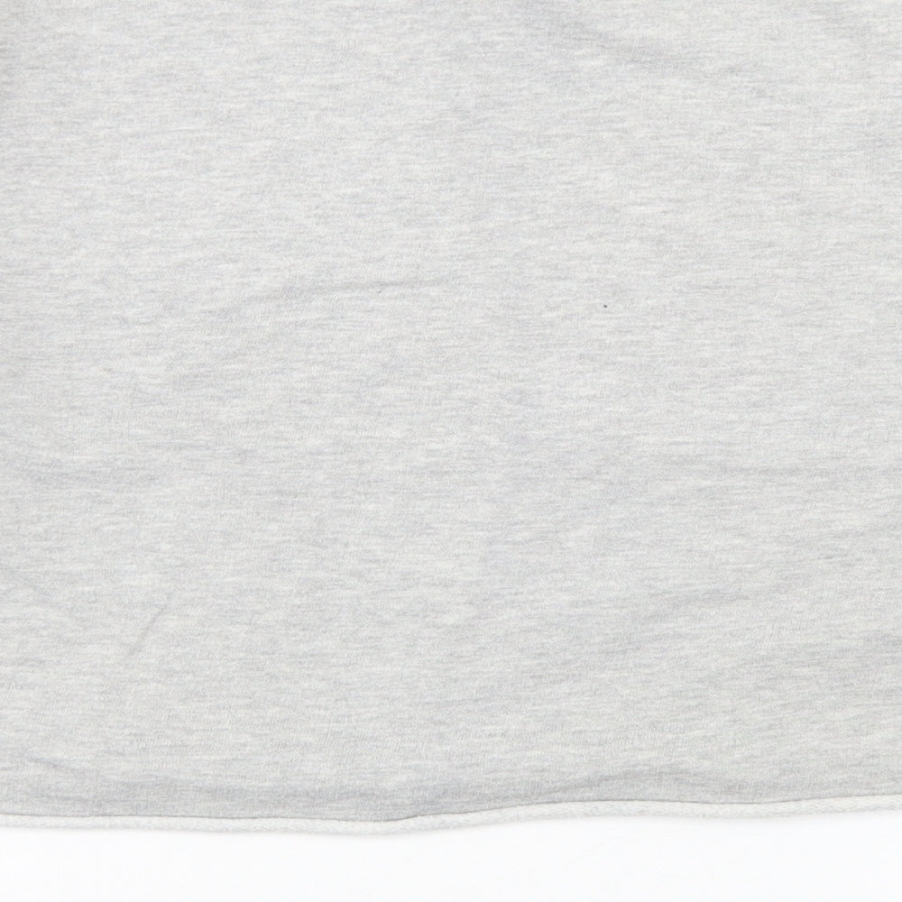 Miss Sefridge Womens Grey  Cotton Pullover Sweatshirt Size 14   - Cropped