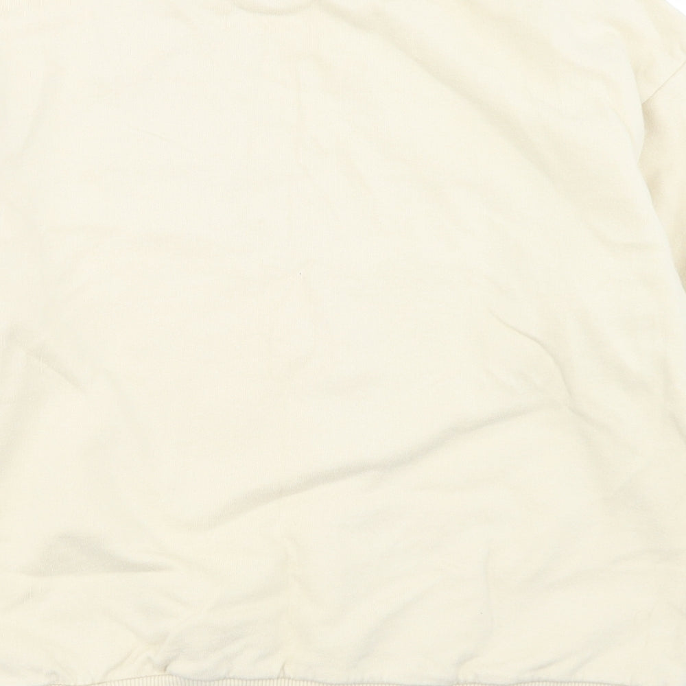 George Womens Beige  Cotton Pullover Sweatshirt Size S   - Mickey Mouse