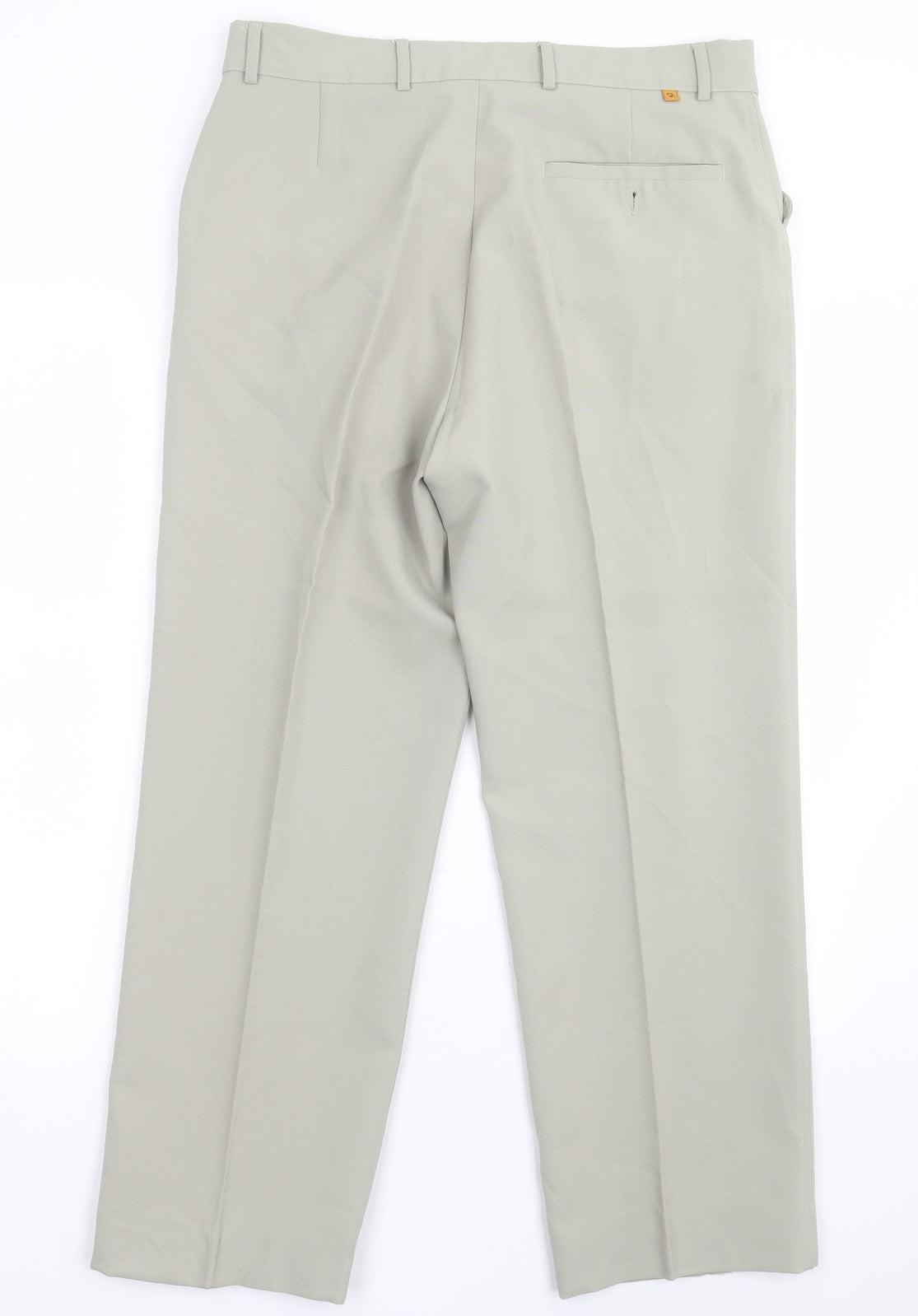 Farah Mens Green  Polyester Trousers  Size 34 L29 in Regular Button