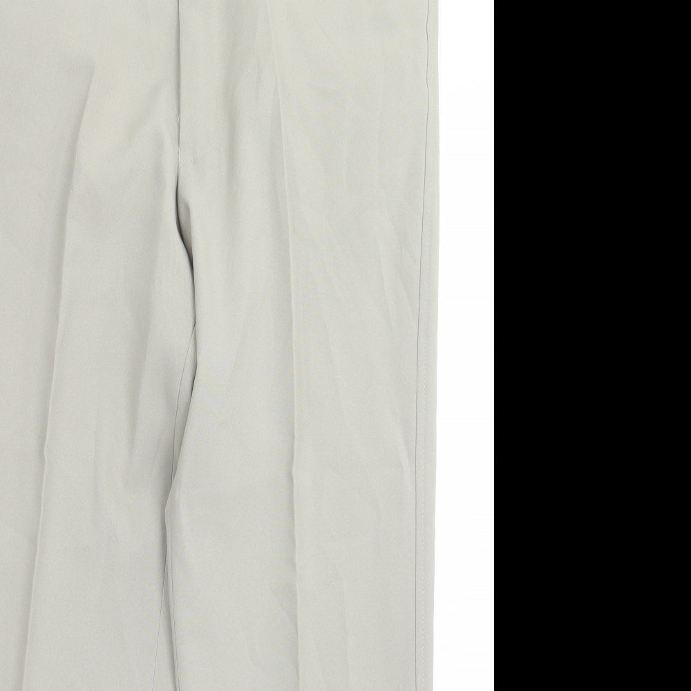 Farah Mens Green  Polyester Trousers  Size 34 L29 in Regular Button
