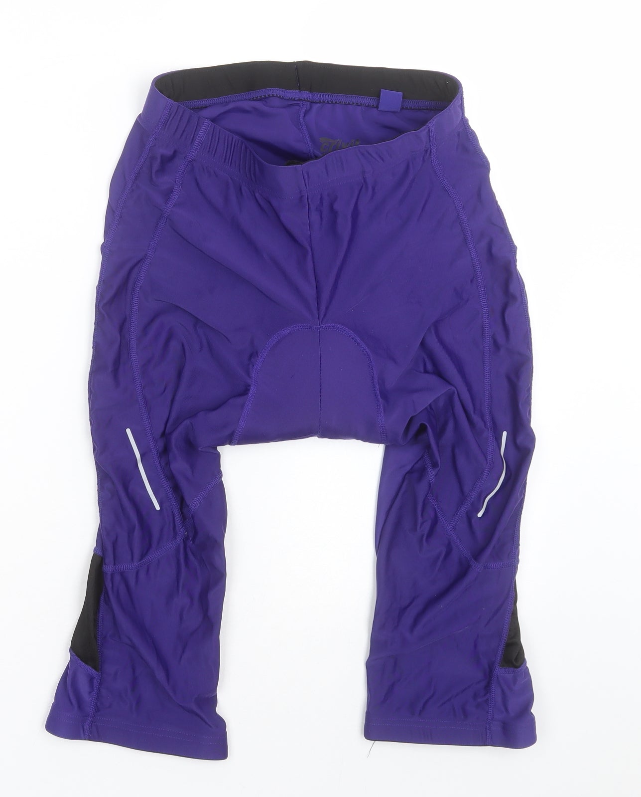 Crivit Womens Purple  Polyamide Compression Shorts Size M L14 in Regular