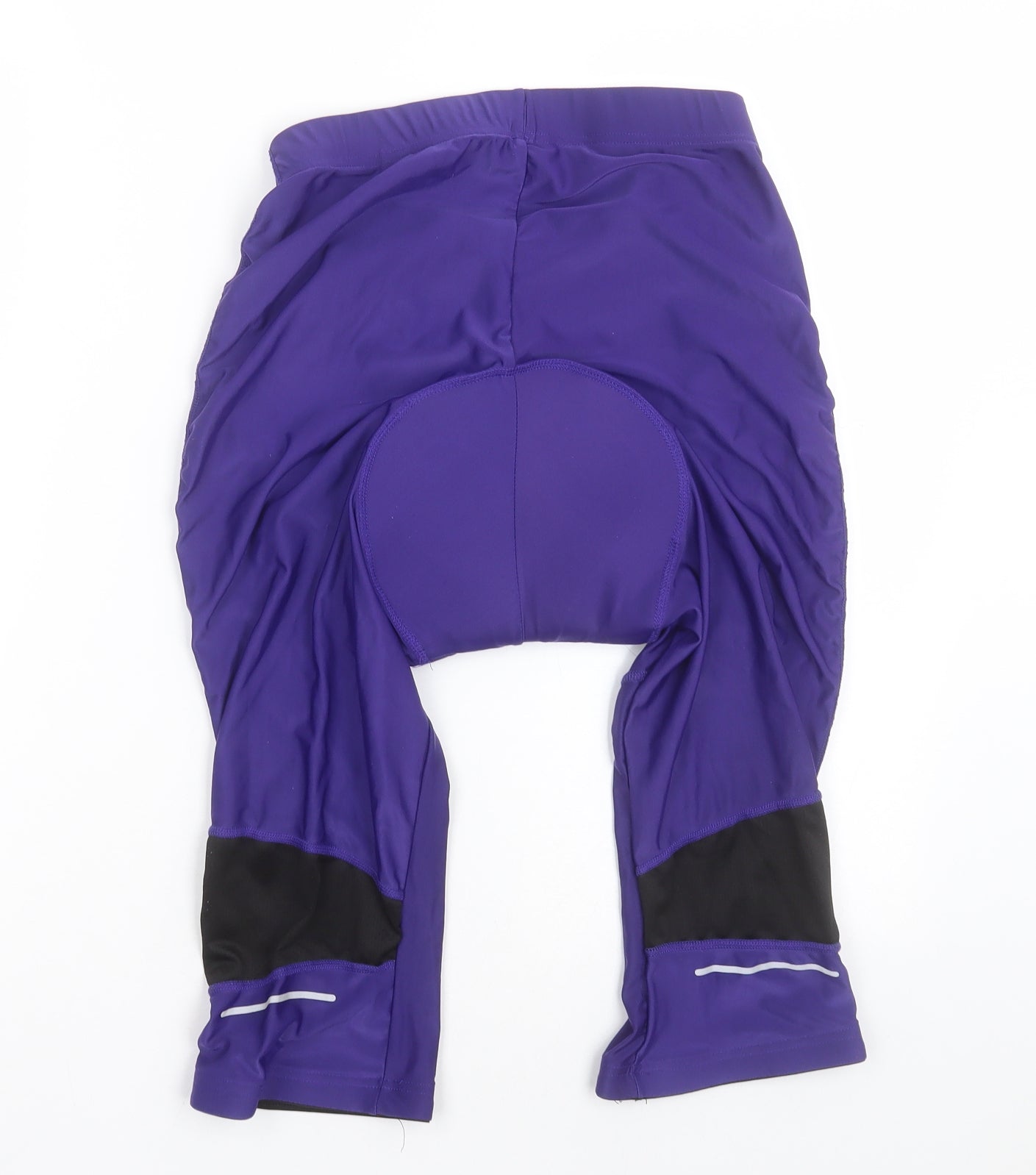 Crivit Womens Purple  Polyamide Compression Shorts Size M L14 in Regular