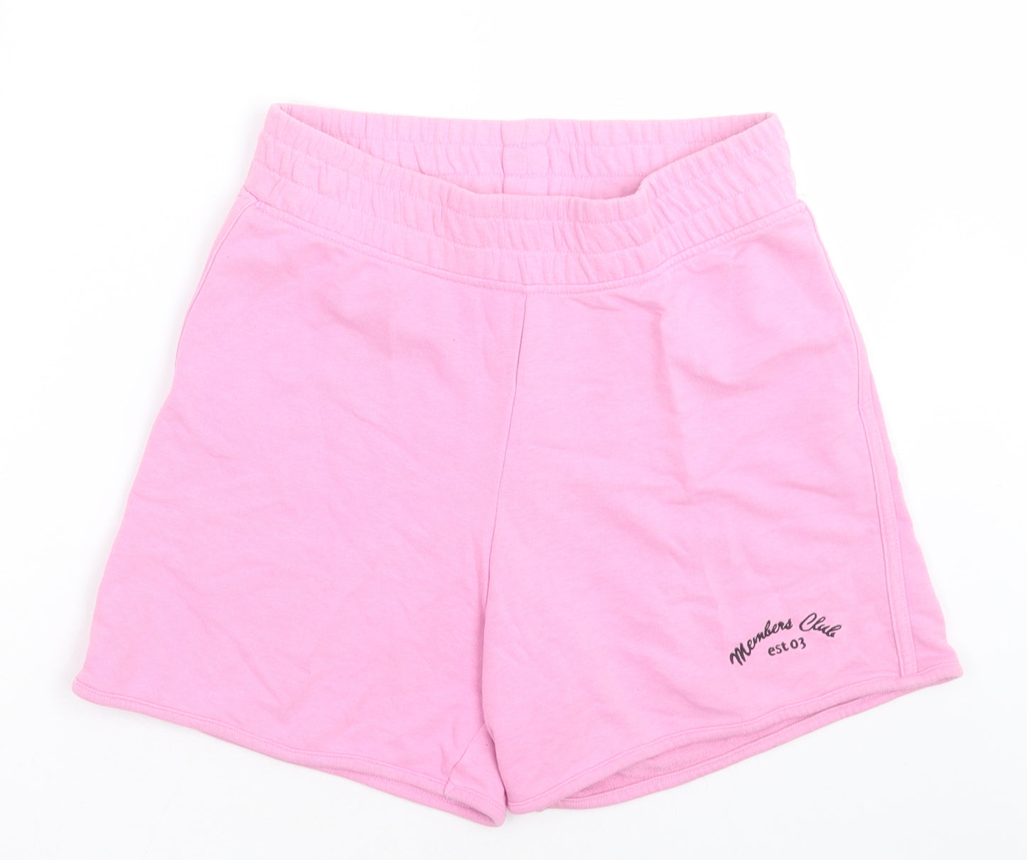 Primark Womens Pink  Coir Sweat Shorts Size S L3 in Regular Pull On
