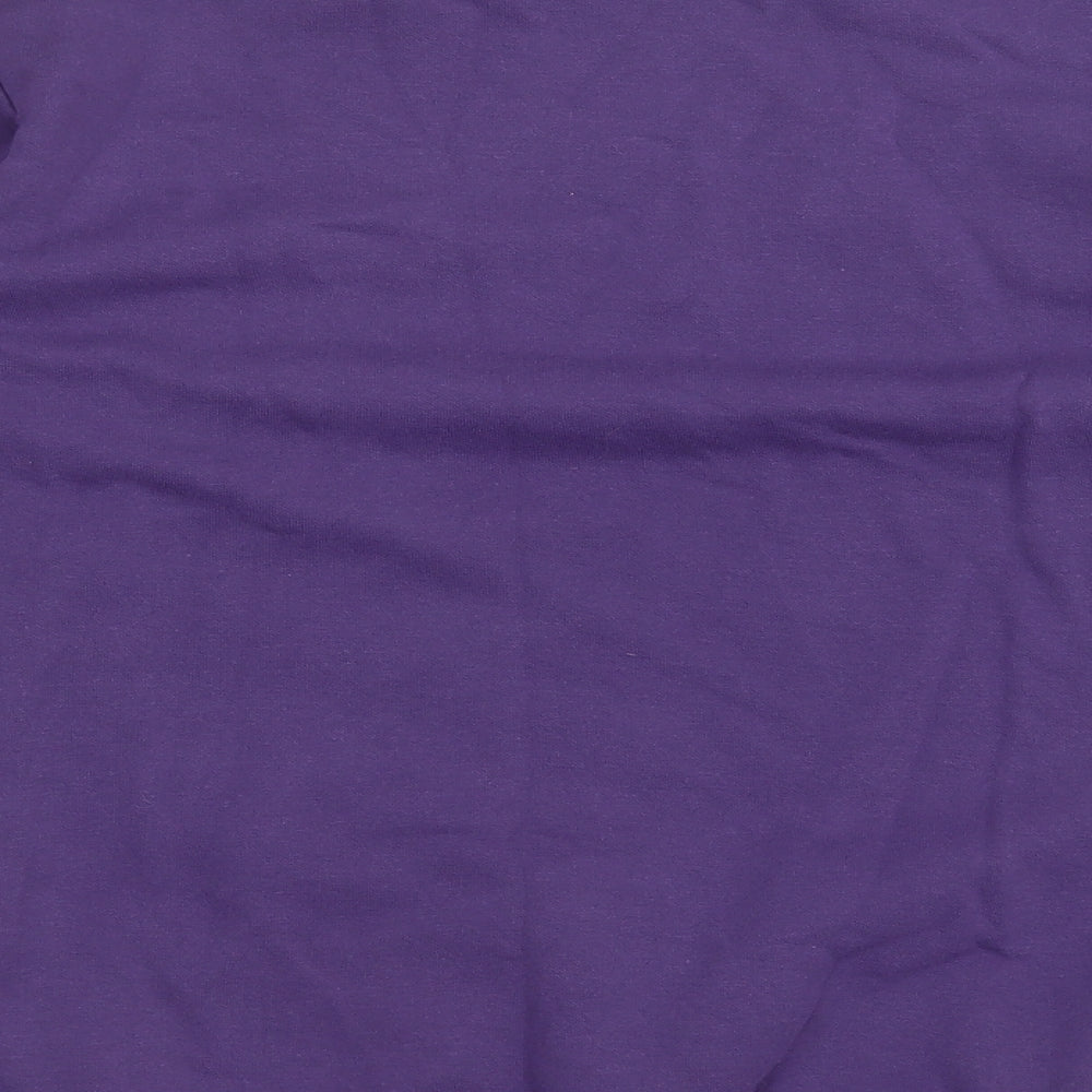 H&M Womens Purple  Cotton Pullover Sweatshirt Size M  Pullover