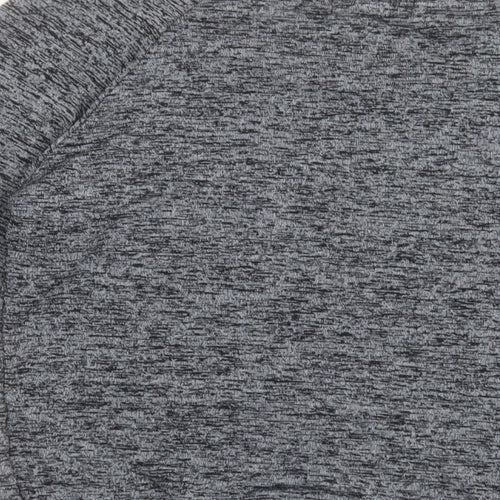 Quiz Womens Grey Crew Neck  Viscose Pullover Jumper Size S