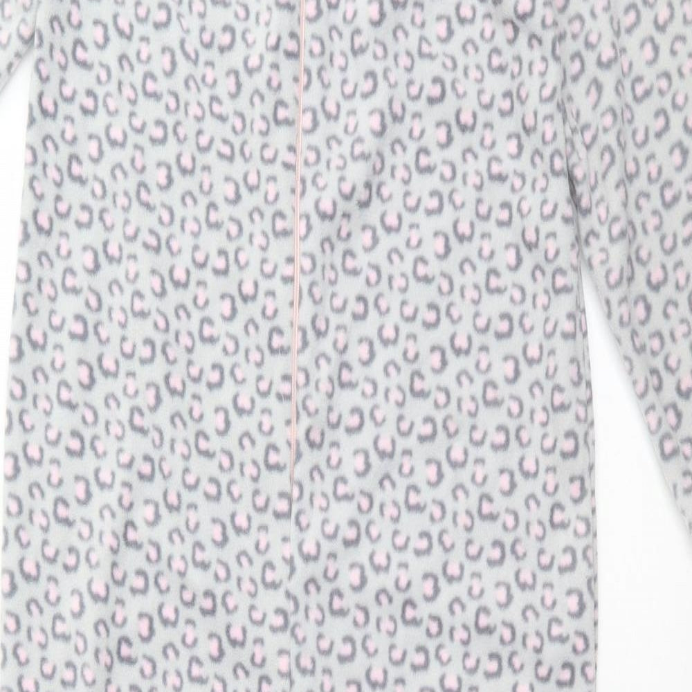 Primark Womens Grey Animal Print Polyester  One Piece Size S  Zip - wild