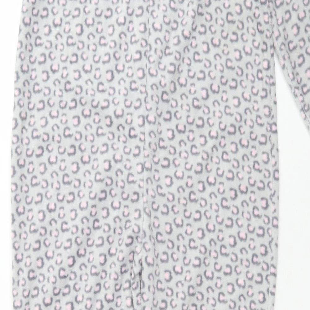 Primark Womens Grey Animal Print Polyester  One Piece Size S  Zip - wild