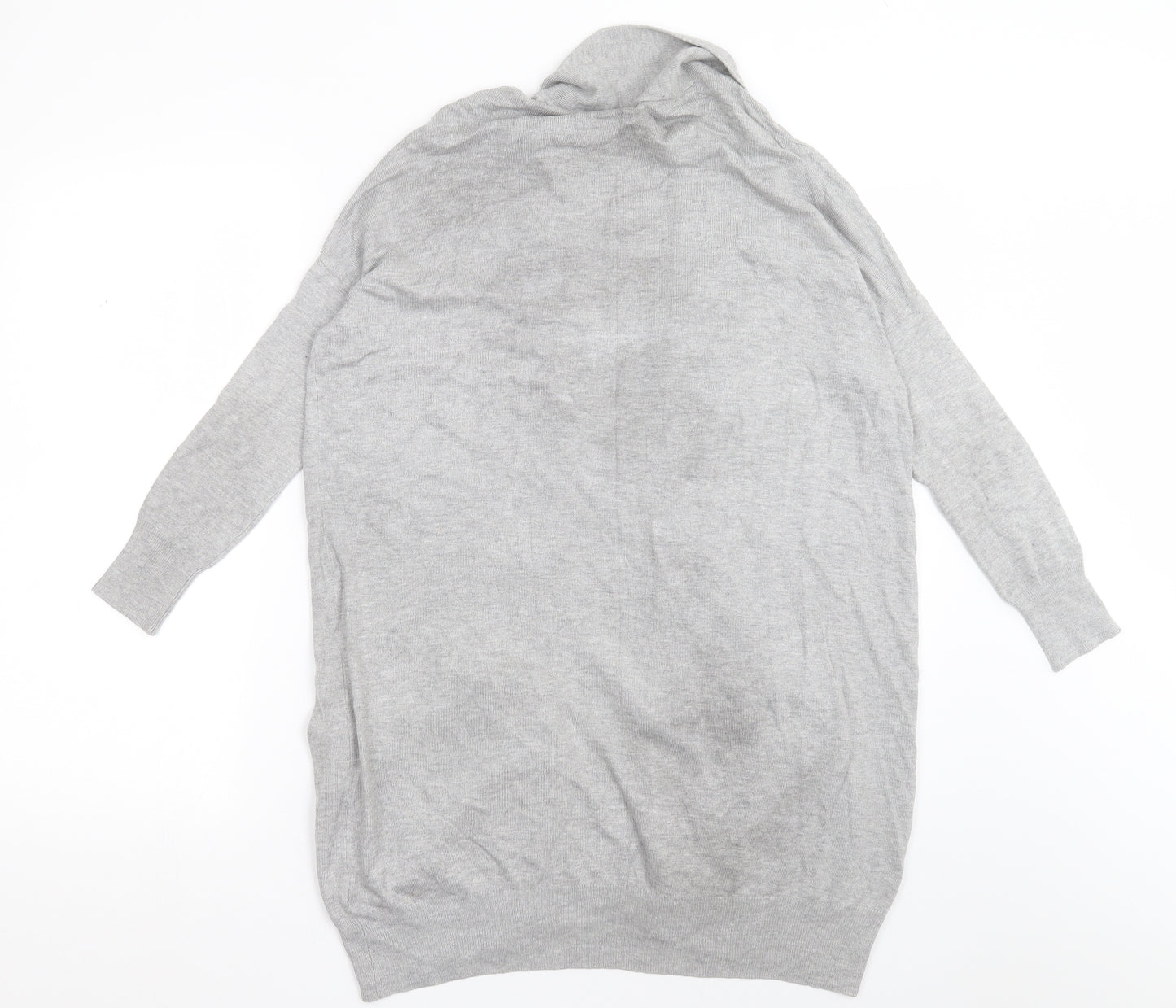 Atmosphere Womens Grey V-Neck  Viscose Cardigan Jumper Size 6
