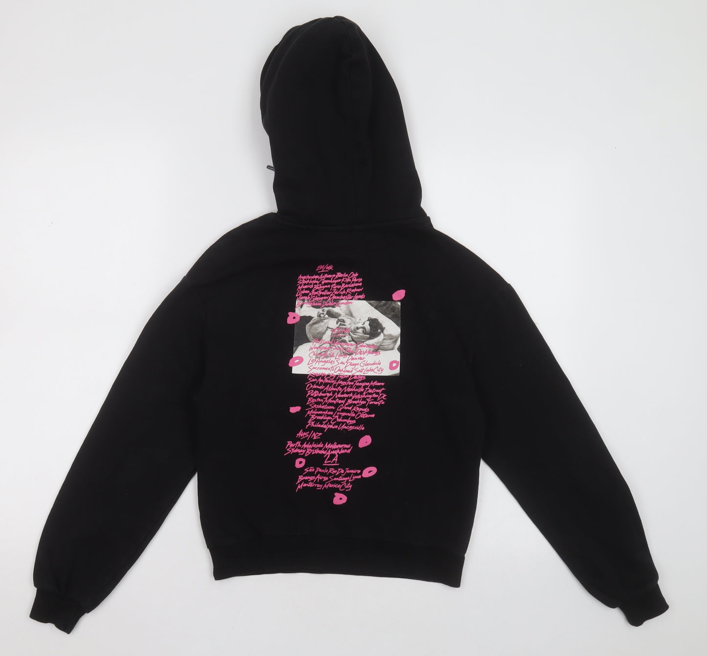 H&M Womens Black  Cotton Pullover Hoodie Size XS  Pullover - Shawn Mendes