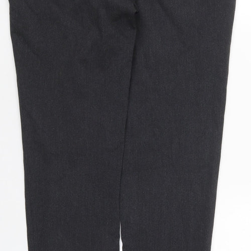 1880 Mens Grey  Polyester Trousers  Size 33 L31 in Slim Button