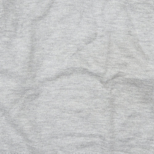 Invicta Mens Grey V-Neck  Acrylic Pullover Jumper Size L