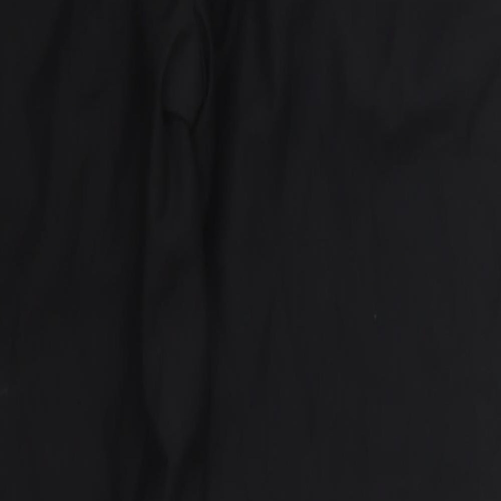 Matalan Mens Black  Polyester Trousers  Size 38 L31 in Regular Button