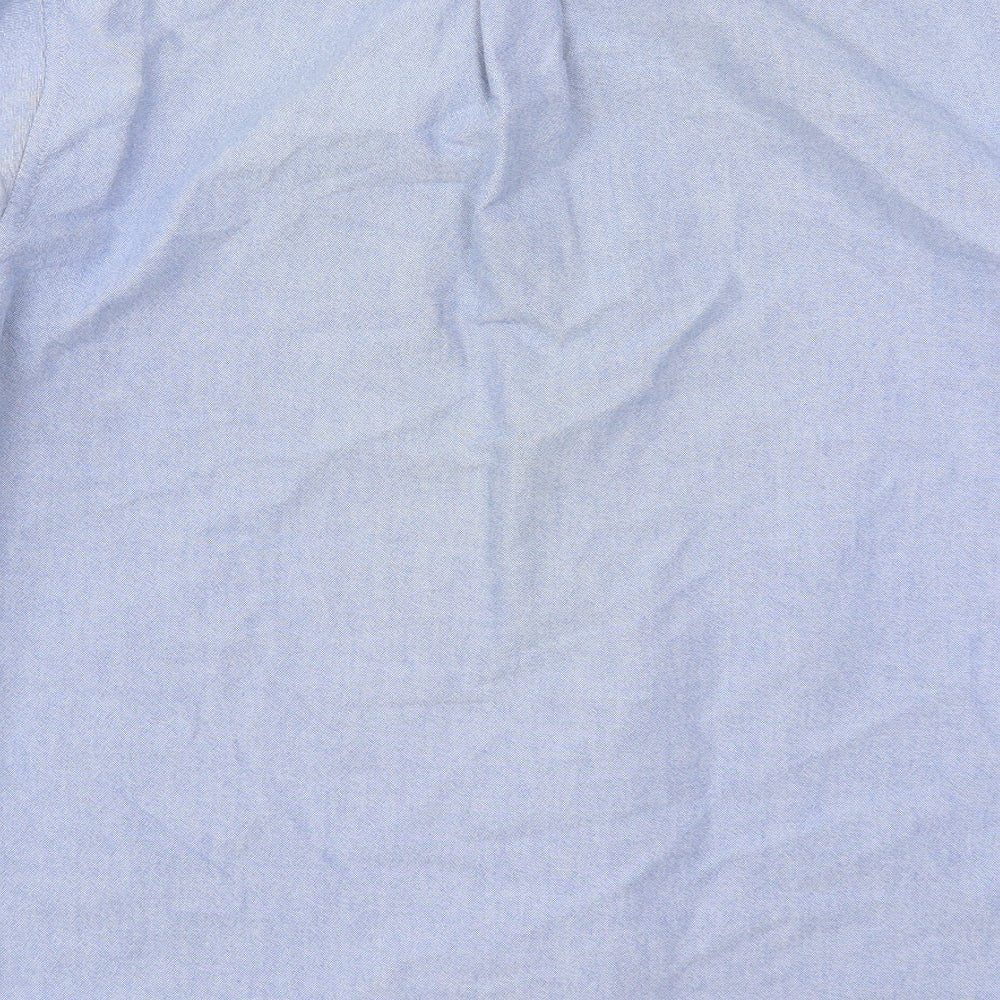 NEXT Mens Blue  Cotton  Dress Shirt Size S Collared Button