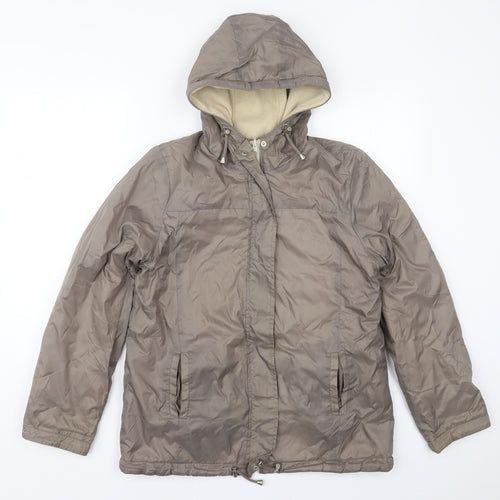 BHS Womens Brown   Jacket Coat Size 12  Zip