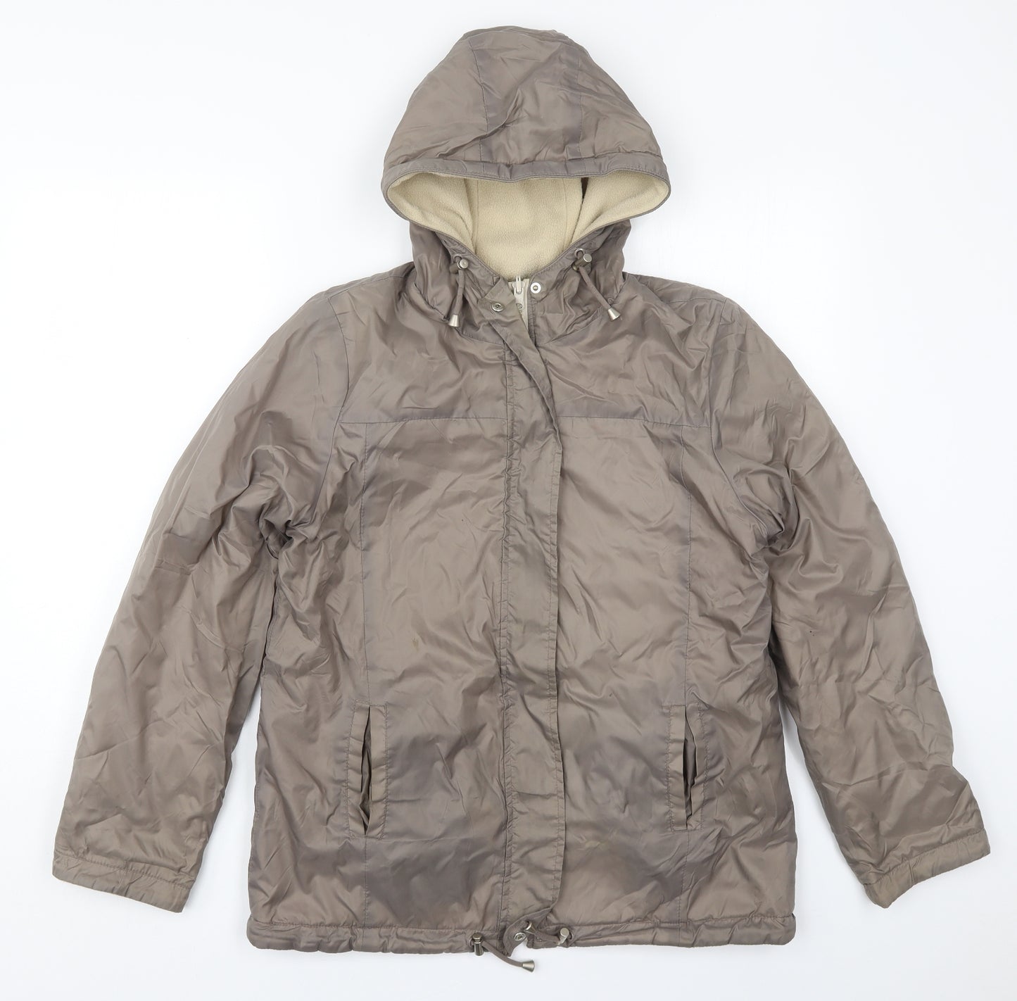 BHS Womens Brown   Jacket Coat Size 12  Zip