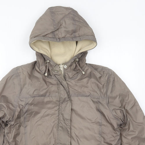 BHS Womens Brown   Jacket Coat Size 12  Zip