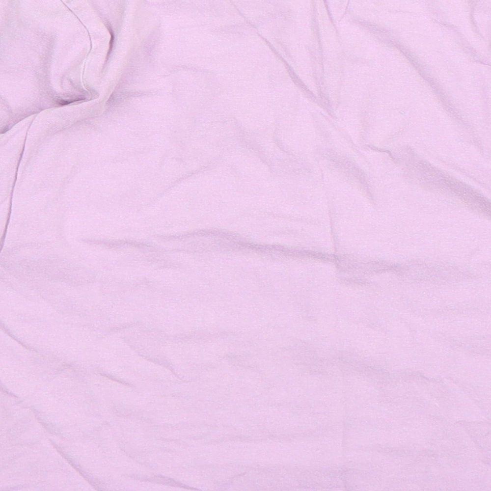 George Girls Purple Solid Cotton  Pyjama Top Size 5-6 Years  Pullover - LOL DOLLS