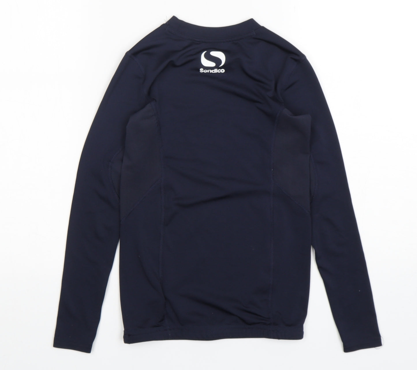 Sondico Boys Blue  Polyester Basic T-Shirt Size 9-10 Years Round Neck Pullover - Compression