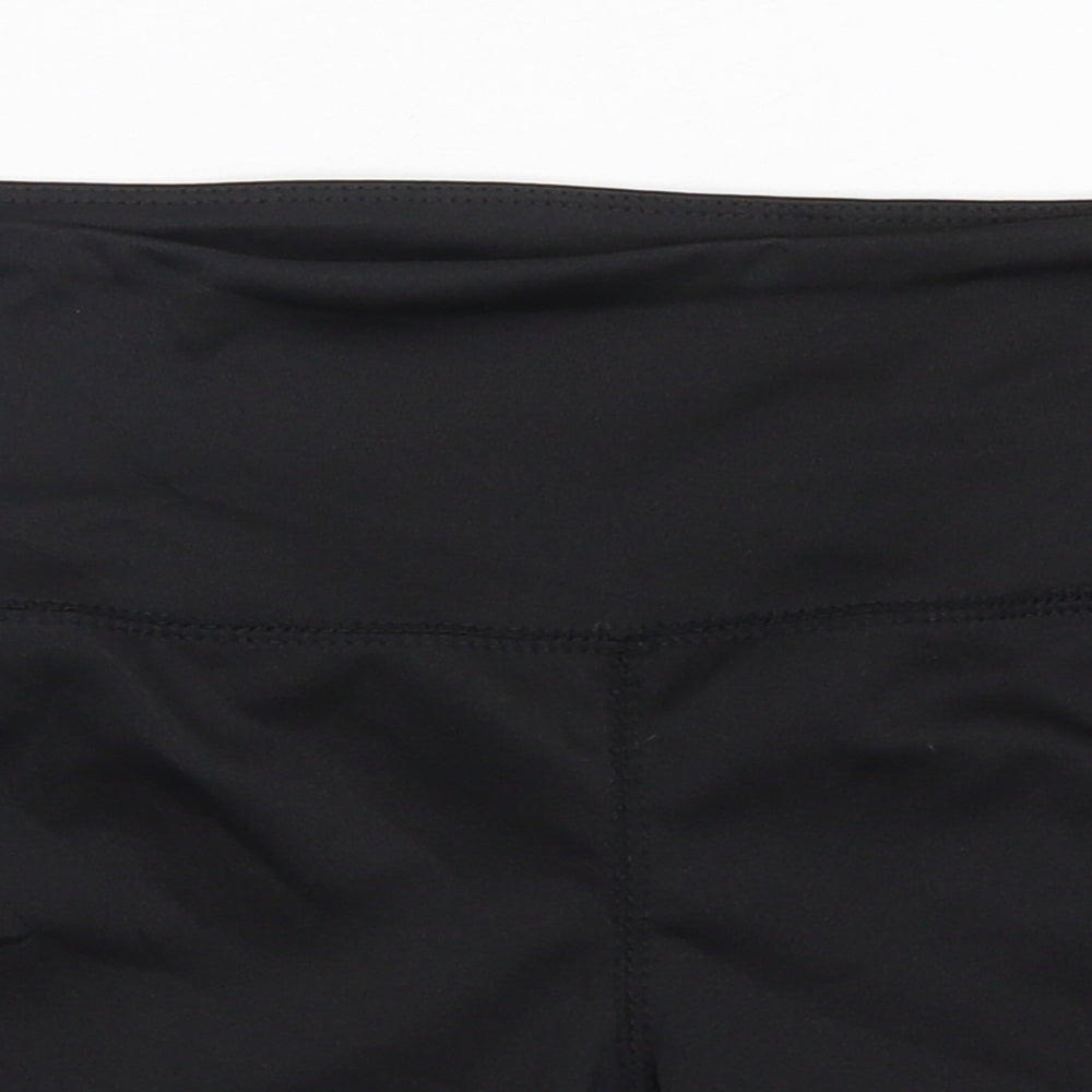 Preworn Womens Black  Polyester Biker Shorts Size S L5 in Regular