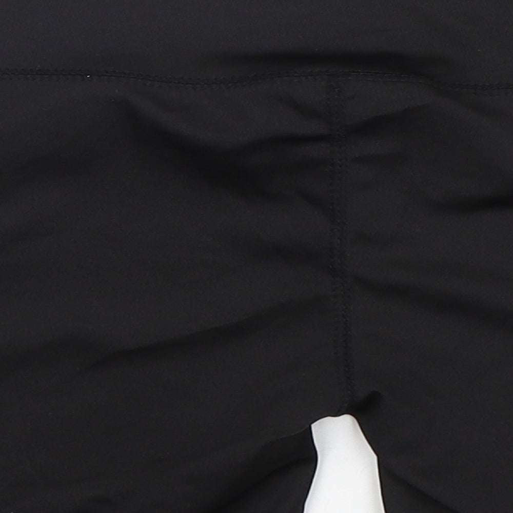 Preworn Womens Black  Polyester Biker Shorts Size S L5 in Regular