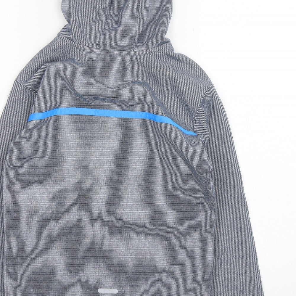 O'Neills Boys Multicoloured Striped Cotton Full Zip Hoodie Size 9-10 Years  Zip