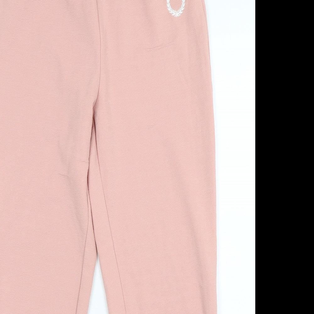 Shein  Womens Pink  Polyester Sweatpants Trousers Size S L28 in Regular Drawstring