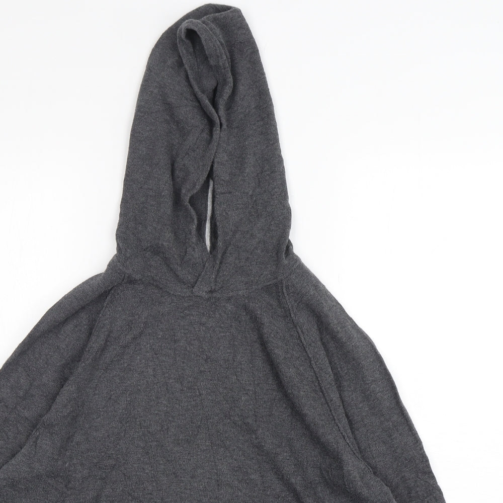 Banana Republic Womens Grey  Cotton Pullover Hoodie Size L  Pullover