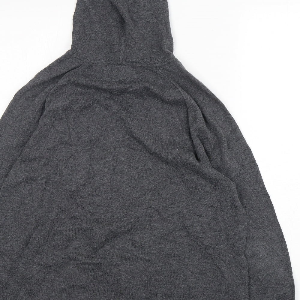 Banana Republic Womens Grey  Cotton Pullover Hoodie Size L  Pullover