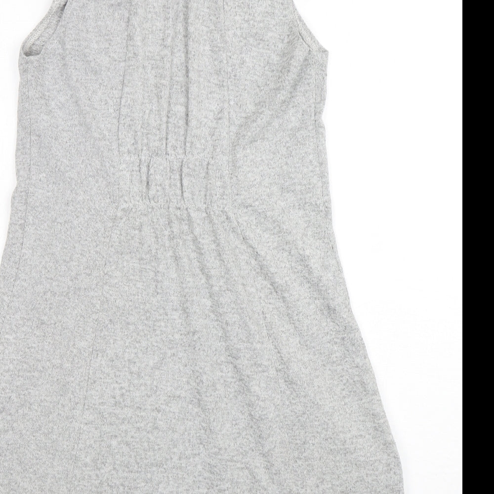 Pussycat London Womens Grey  Polyester A-Line  Size 14  Roll Neck