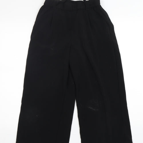 New Look Womens Black  Polyester Trousers  Size 8 L23 in Regular