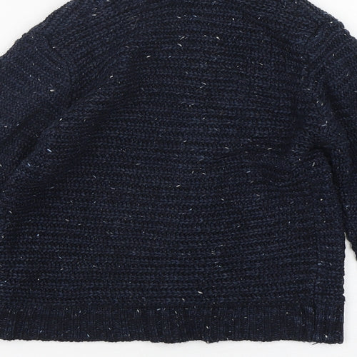 Primark Boys Blue  Acrylic Cardigan Jumper Size 18-24 Months  Button