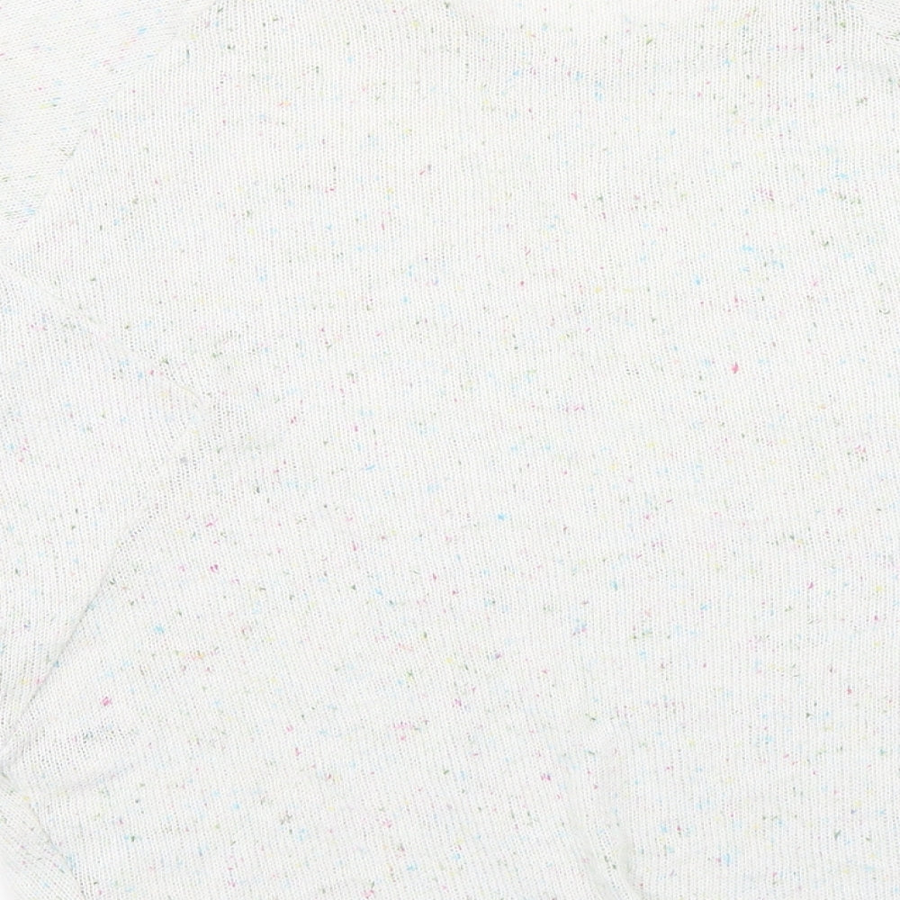 Topshop Womens Multicoloured Round Neck Polka Dot Polyester Pullover Jumper Size 10