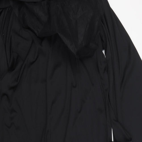 Amscan Womens Black  Polyester A-Line  One Size  Round Neck  - Grim Reaper Costume