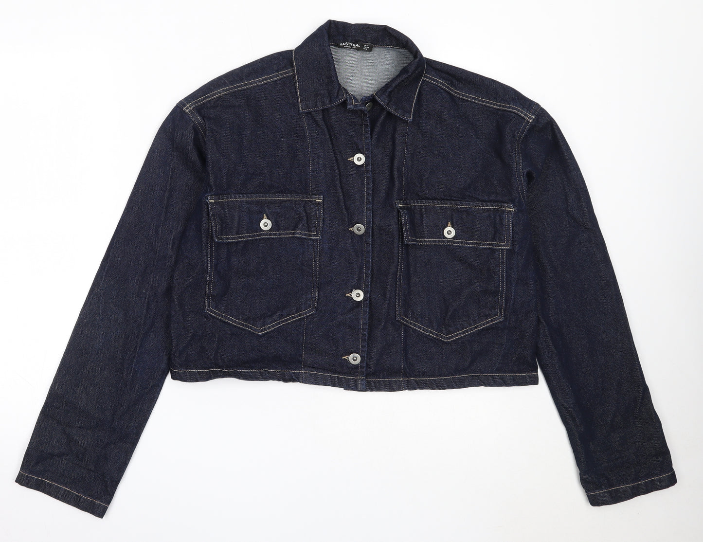 Nasty Gal Womens Blue   Jacket  Size 8