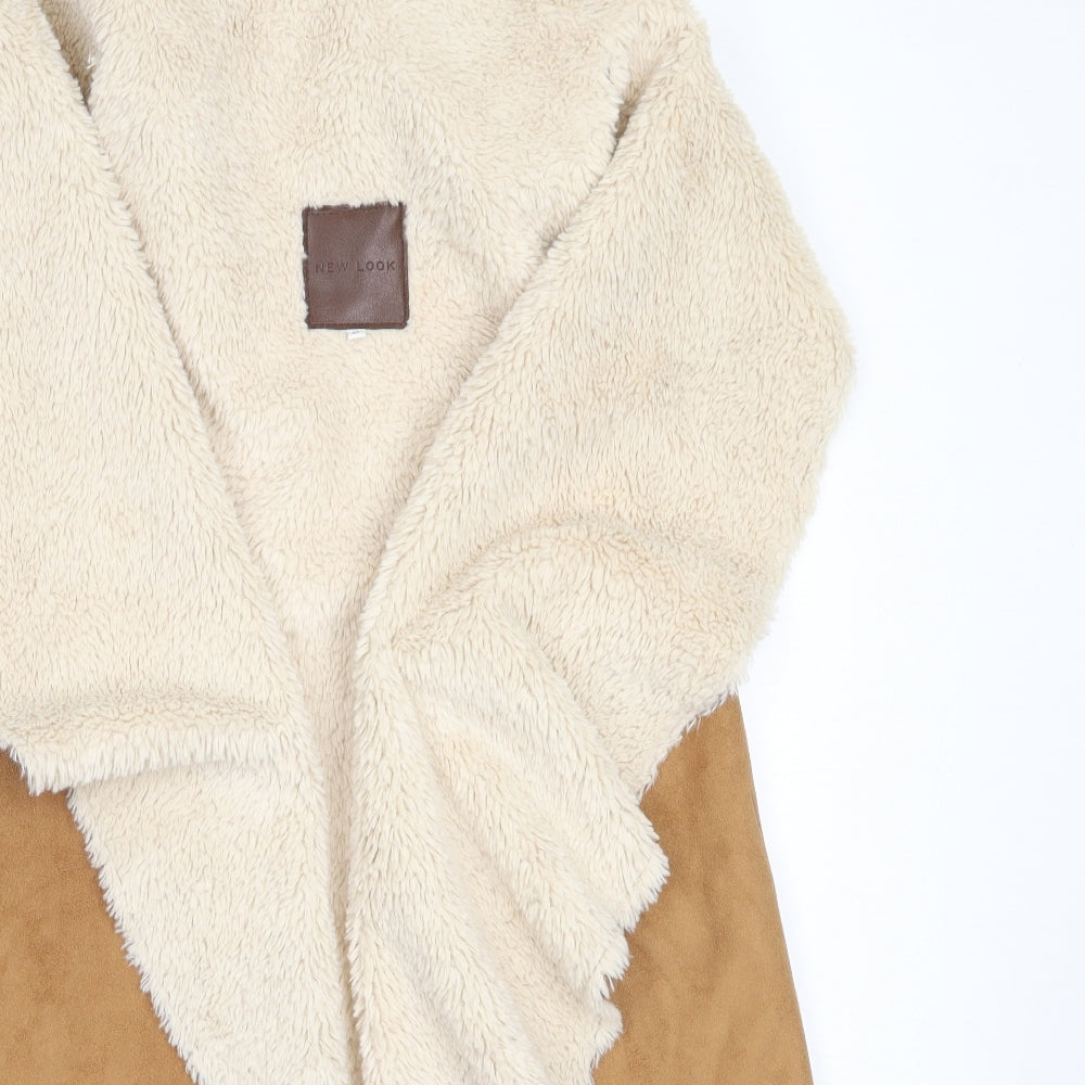 New Look Womens Beige   Jacket Waistcoat Size M