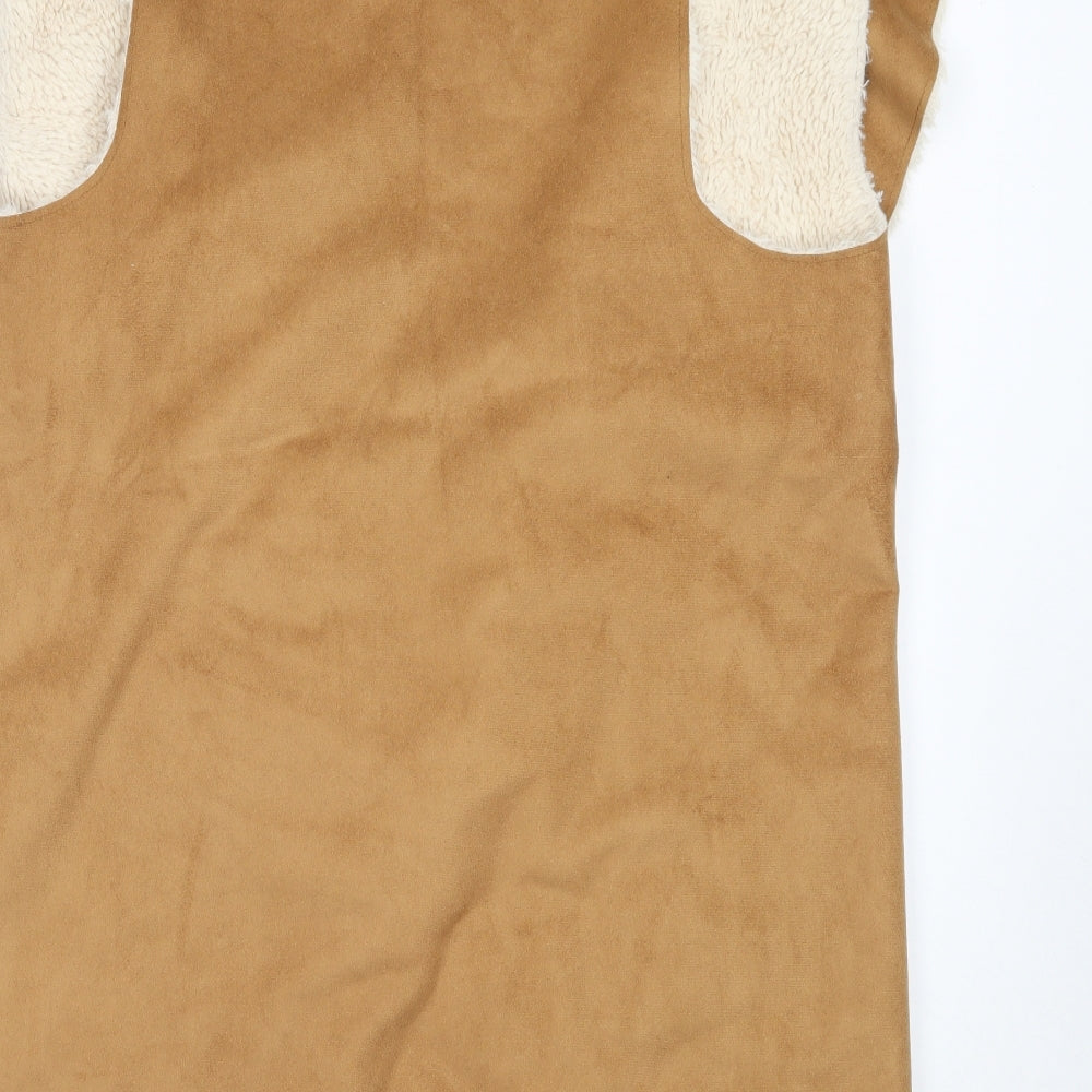 New Look Womens Beige   Jacket Waistcoat Size M