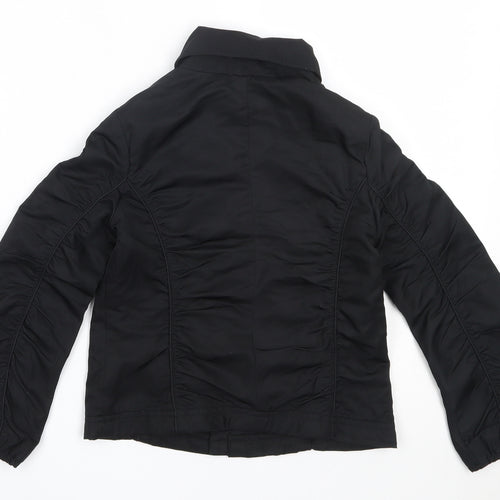 United Colors of Benetton Boys Black   Jacket  Size XS  Zip