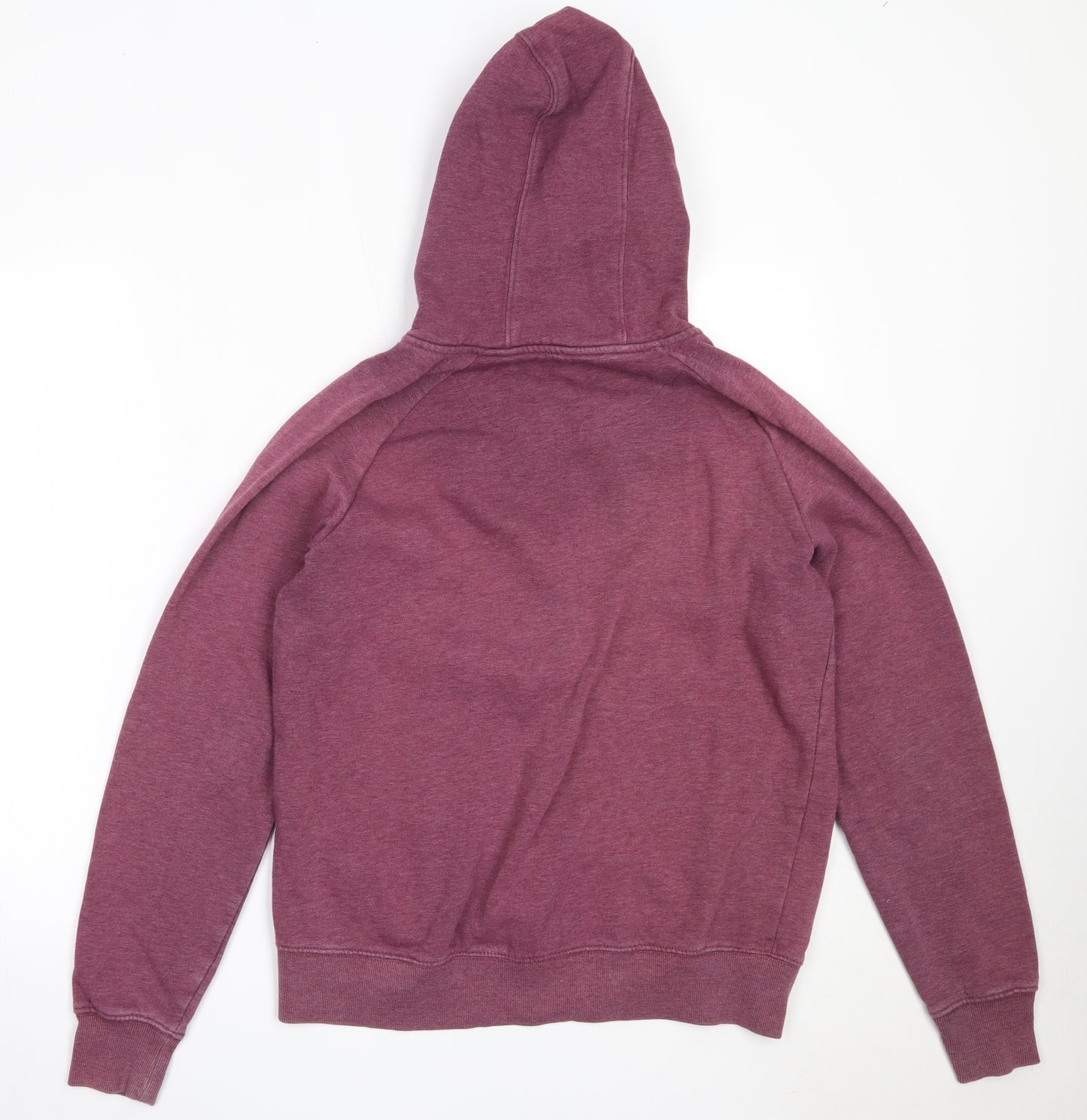 Cedar Wood State Mens Purple  Polyester Full Zip Hoodie Size L