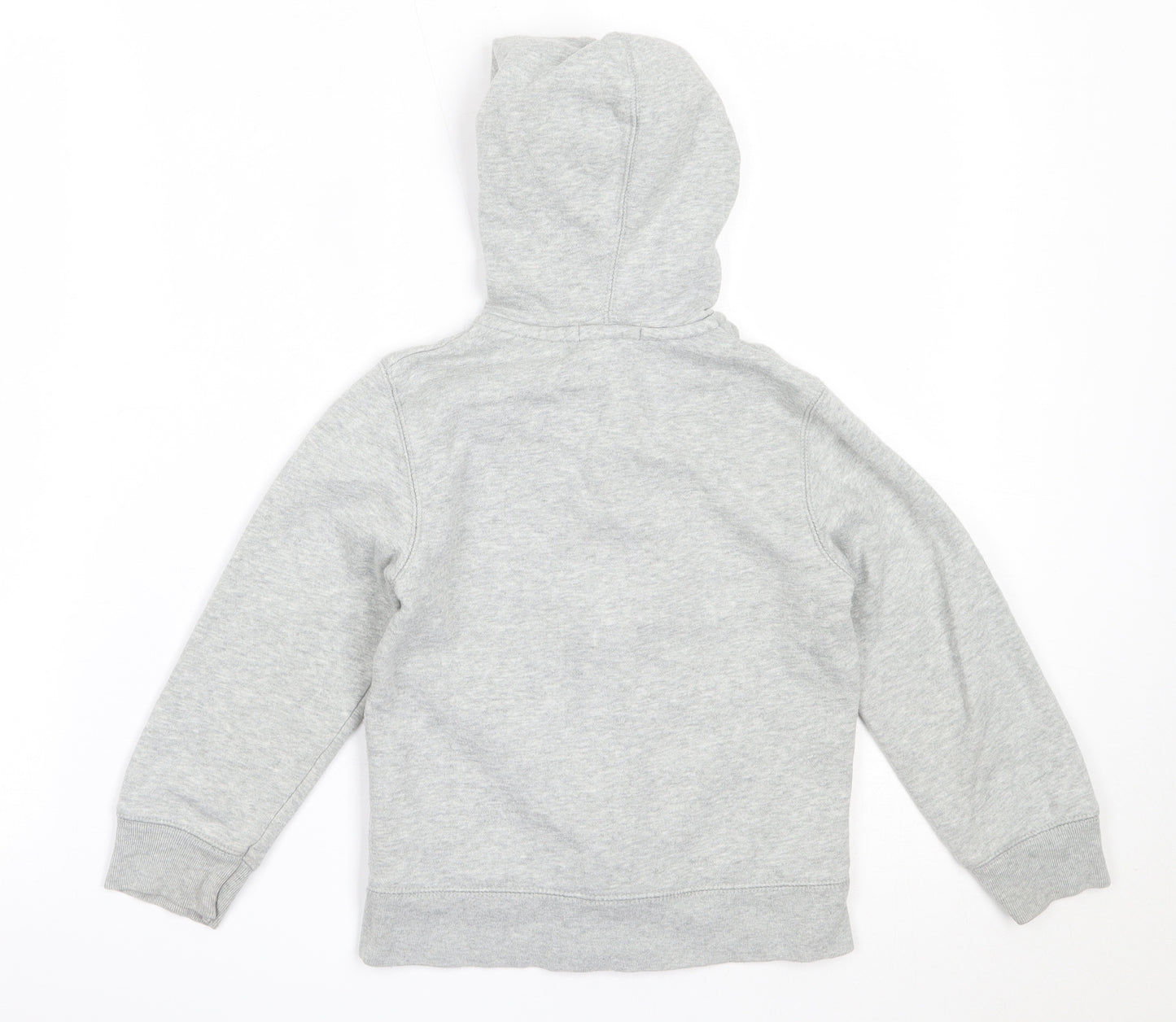 Gap Boys Grey  Cotton Full Zip Hoodie Size 4-5 Years  Zip