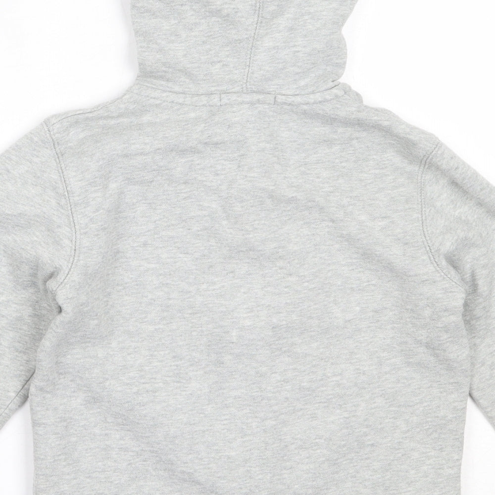 Gap Boys Grey  Cotton Full Zip Hoodie Size 4-5 Years  Zip