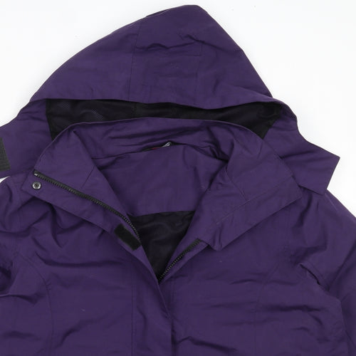 Yours Womens Purple   Windbreaker Coat Size 18  Zip