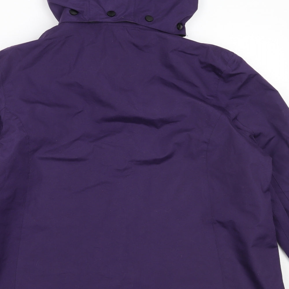 Yours Womens Purple   Windbreaker Coat Size 18  Zip