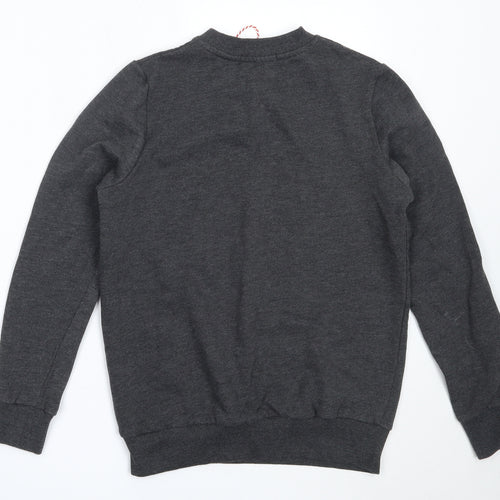 Avenue Womens Grey  Cotton Pullover Sweatshirt Size S   - christmas